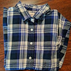 J. Crew "perfect shirt" plaid soft flannel
